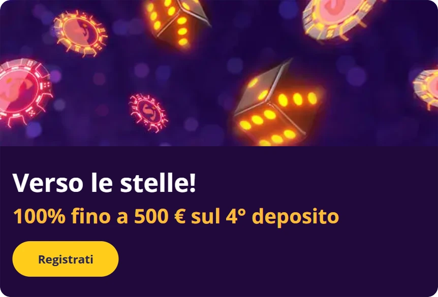 Verso le stelle 100% fino a 500 €