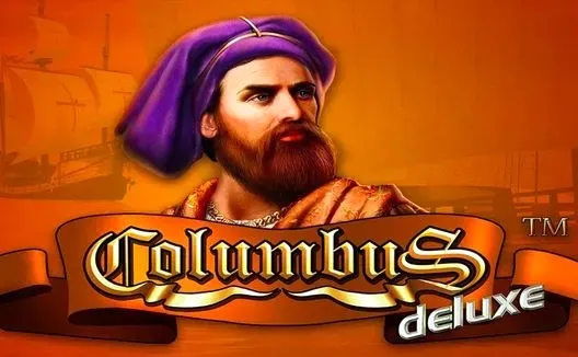 Copertina della slot 'Columbus Deluxe' con un ritratto di Cristoforo Colombo